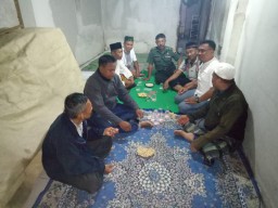 Batuud Koramil 13/Wonoayu Melaksanakan Takziyah ke keluarga anggota