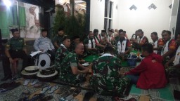 Danramil 0816/08 Jabon Hadiri Serangkaian Peringatan Haul Almaqhfuriah KH.