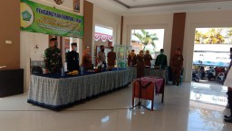 Danramil 0816/11 Tarik hadiri Pelantikan PAW BPD Ds Kendal Sewu