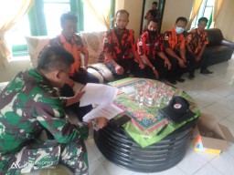 Danramil 0816/13 Wonoayu Terima Kunjungan Organisasi Pemuda Pancasila.