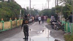 Serma Waluyo Jabon Hadiri Proses Pemakaman Warga Binaannya