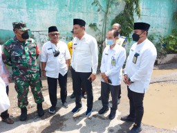 DANRAMIL 0816/16 WARU BERSAMA FORPIMKA MENDAMPINGI KUNJUNGAN WAKIL BUPATI