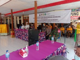 Bati Komsos Ramil0816/07 Krembung Hadiri Bhakti Sosial Umat Hindu di Baldes