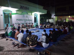 Babinsa Ngaban Hadiri Acara Peresmian Posko Ramadhan*