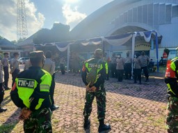 Anggota Koramil 05 Tulangan laksanakan PAM Tipiring