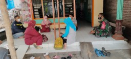 Serka Mulyanto laksanakan Kegiatan Tracing di Desa Gading.