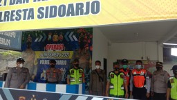 Personel Jabon Laksanakan PAM Nataru Di Alteri Porong