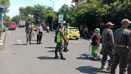 BABINSA PELDA HASAN BASRI PENDAMPINGAN OPRASI YUSTISI PPKM LEVEL 1