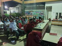 BABINSA PEPELEGI KORAMIL 16 WARU HADIRI MUSDES PERUBAHAN APBD TH. 2022