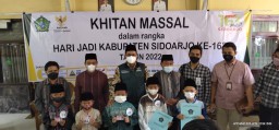 Forkopimka Krian Gelar Khitan Massal Gratis Hari Jadi ke 163