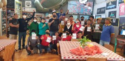 Serbuan vaksin booster di Pemancingan Maestro oleh Kodim 0816/Sidoarjo