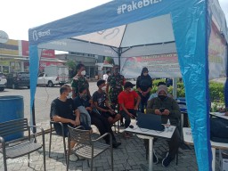 TNI setia dampingi posko vaksin booster di rest area