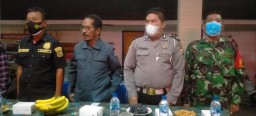 Sertu Catur Babinsa Boro Turut Hadir Acara Pelantikan Perangkat Desa