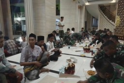 Satgas TMMD Kodim 0816/Sidoarjo turut meriahkan Tahun Baru Islam 1 Muharram 1444 H di Desa Rejeni