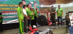 Kasdim 0816/Sidoarjo hadiri pembukaan kejuaraan tenis meja Piala Bupati Cup 2022