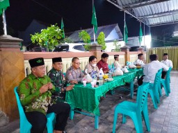 Babinsa Ramil 0816/13 Wonoayu hadiri Pengajian Lailatul Ijtma' MWC NU