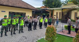 Bersama Forkopimka Anggota Koramil 0816/06 Tanggulangin Mlaks Apel Gabungan
