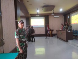 Wakili Danramil, Pelda Arif. S Babinsa Koramil 0816/05 Hadiri Pelantikan & Pembekalan Anggota PKD