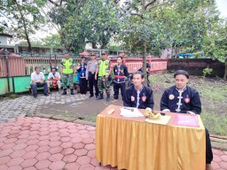 Danramil 0816/07 Krembung Beserta Anggota Laksanakan Apel Pelaksanaan PAM IKSPI KERA SAKTI