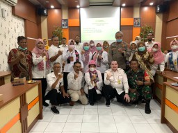 Babinsa 0816/01 Sekardangan hadiri Pertemuan Lintas sektor di puskesmas Sekardangan