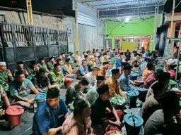 Danramil 15/Sukodono dan Anggota Ikuti Acara Tahlilan dan Do’a