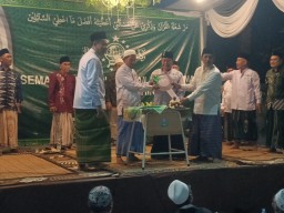 Kapten ARH Muklis Hariyanto Danramil 0816/06 Tanggulangin Hadiri Undangan Pengajian Lailatul Ij'tima Dan Halal Bihalal*