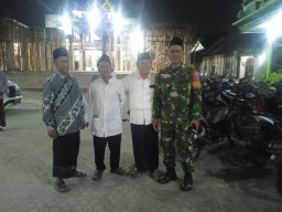 Koptu Ikwan Memonitoring Acara Peringatan Malam Lailatul Ijtima