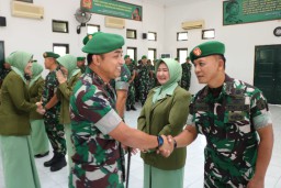 Dandim 0816/Sidoarjo pimpin upacara sertijab Danramil