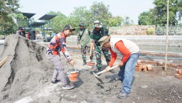 Taman Wisata DAM Kalisampurno Sasaran Bakti TNI Kodim 0816/Sidoarjo
