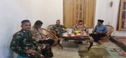 Danramil Beserta Babinsa & Kapolsek Beserta Bhabinkamtibmas Bersinergi Dalam Pendampingan Pengajian Umum Serta Gebyar Sholawat di Ruwat Desa