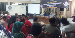 Bersama Jajaran Forkopimka Danramil 0816/06 Tanggulangin Hadiri Undangan Rapat Pleno Terbuka