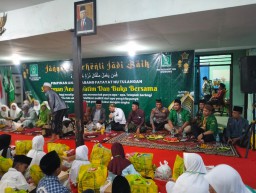 Babinsa Koramil 05/Tulangan Hadiri Ditengah-tengah Warga Masyarakat Desa Binaan Dalam Rangka Santunan Anak Yatim & Buka Bersama