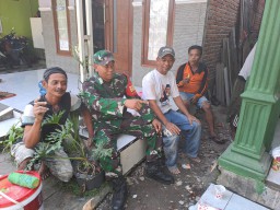Warga Desa Penambangan Bergembira dan Bersyukur Atas Hasil TMMD ke-120 Kodim 0816/Sidoarjo