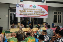 Kodim 0816/Sidoarjo Gelar Cangkrukan Hankamtibmas untuk Pilkada Damai 2024 di Desa Gemurung Gedangan