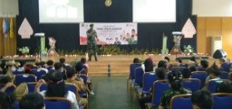 Danramil 0816/01 Sidoarjo menjadi Narasumber Wasbang di SD Kristen Petra 12 Sidoarjo