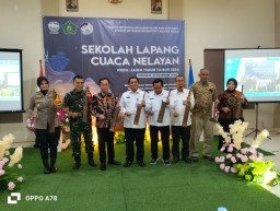 Danramil 0816-18/Sedati Hadiri Penyuluhan Sekolah Lapang Cuaca Nelayan 2024, Meningkatkan Keselamatan dan Produktivitas Nelayan