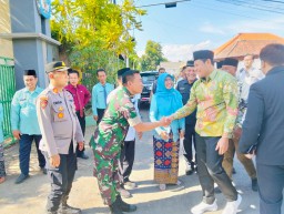 Danramil 0816/08 Jabon Dukung Pelestarian Kearifan Lokal Penanaman Karakter "Budayaku Identitasku" di SMPN 1 Jabon.