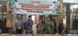 Babinsa Koramil 0816/10 Balongbendo Hadiri Pengesahan APBDes 2025 Desa Wonokarang