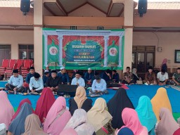 Babinsa Koramil 0816/13 Hadiri Ruwah Desa Ketimang, Jalin Kedekatan dengan Warga