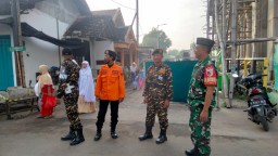 SINERGI BABINSA KORAMIL 0816/02 CANDI BERSAMA ELEMEN MASYARAKAT AMANKAN SHOLAT IDUL FITRI 1446 H DI MASJID AL MUTTAHIDIN