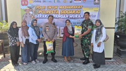Sinergi TNI–Polri Hadirkan Beras Murah SPHP untuk Warga Sidoarjo, Ringankan Beban Masyarakat di Tengah Fluktuasi Harga