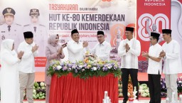 Tasyakuran HUT ke-80 RI di Pendopo Delta Wibawa: Wujud Syukur, Kebersamaan, dan Tekad Mengisi Kemerdekaan