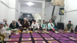 Danramil 0816/09 Krian Hadiri Sholawat Burdah Al-Masyhuri, Pererat Silaturahmi dan Tumbuhkan Cinta Rasul di Tengah Masyarakat Sidomulyo