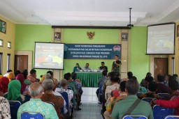 Kodim 0816 Sidoarjo melaksanakan Rakor Keamanan pertanaman padi