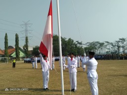 Koramil 0816/13 Wonoayu Menghadiri Upacara HUT RI ke 74