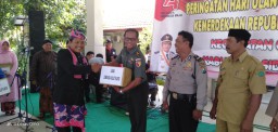 Batuud Koramil 02/Candi Hadiri Resepsi Peringatan HUT RI Ke - 74