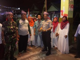 Babinsa 0816/13 Wonoayu Jadi Penilai Lomba Kebersihan Lingkungan