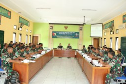 Tim Dislibangad Uji Validitas Terhadap Apter Kodim 0816/Sidoarjo