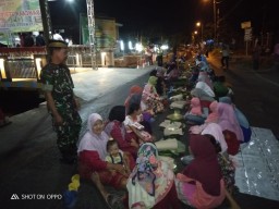 Meriahkan Tahun Baru Islam, Batuud Koramil 0816/13 Wonoayu Hadiri 1001