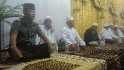 Babinsa 0816/03 Buduran bersama warga sambut Tahun Baru Islam 1441 H
